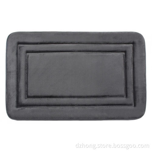 Tappetino da bagno in memory foam in microfibra